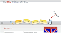 Desktop Screenshot of brg-fuersten.ac.at